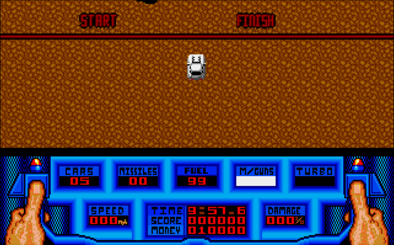 5th Gear - Atari ST game screenshot (1989) by Hewson